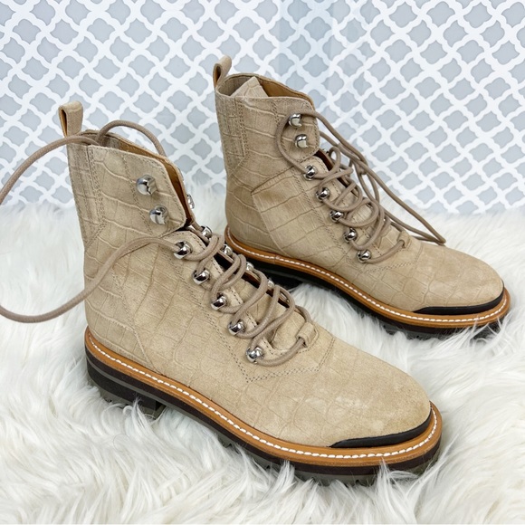 Marc Fisher Shoes Nwob Marc Fisher Izzie Lugsole Lace Up Ankle